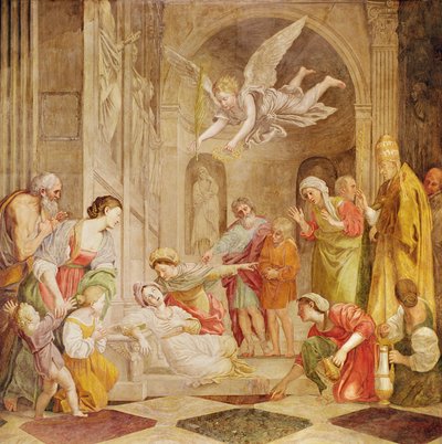 Der Tod der hl. Cäcilia von Domenichino